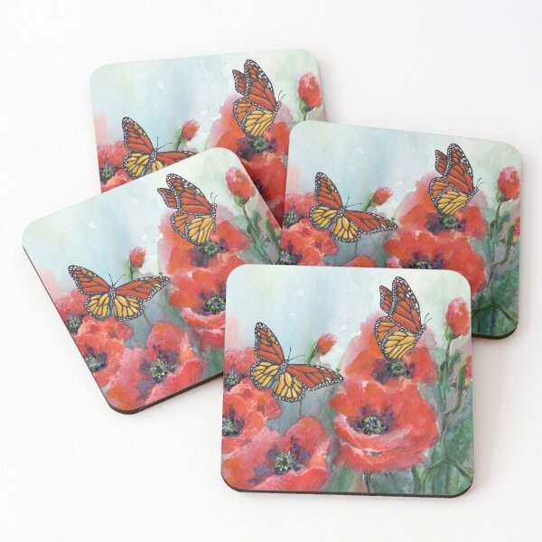 Item preview, Poppy and butterfly, Remembrance designed and sold by Roy & Tiffany.