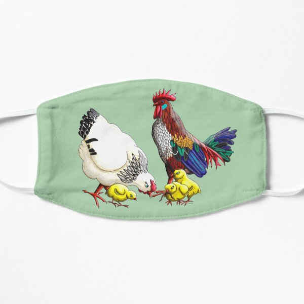 Chickens Flat Mask
