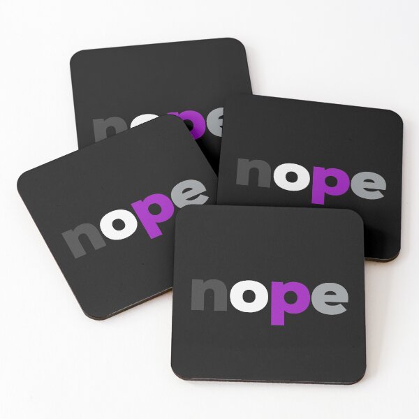 Item preview, nope Demi Sexual. Demisexual Pride designed and sold by Subtle Pride Shop.