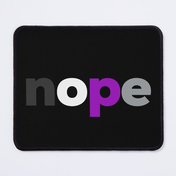 Item preview, nope Demi Sexual. Demisexual Pride designed and sold by Subtle Pride Shop.