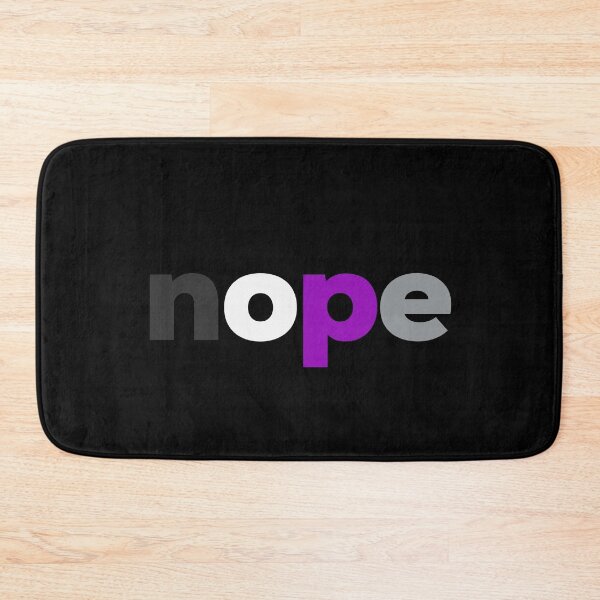 Item preview, nope Demi Sexual. Demisexual Pride designed and sold by Subtle Pride Shop.