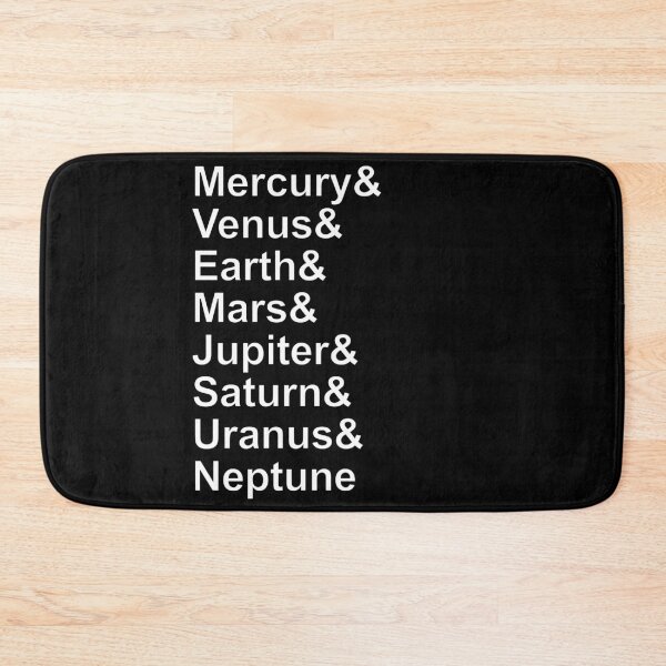 Item preview, Planet Names Ampersand - Solar System Planets designed and sold by artfulnotebook.