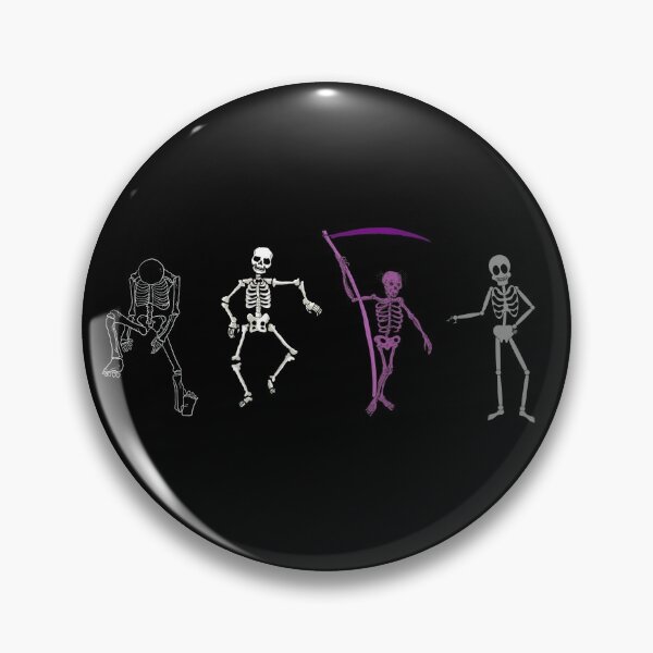 Item preview, Halloween Demi Sexual Flag Skeletons. Demisexual Pride designed and sold by Subtle Pride Shop.