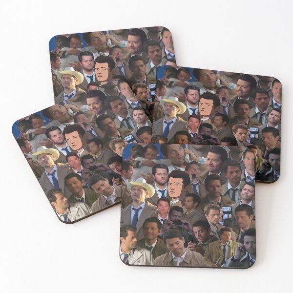 Item preview, Castiel Collage designed and sold by lemonfern.