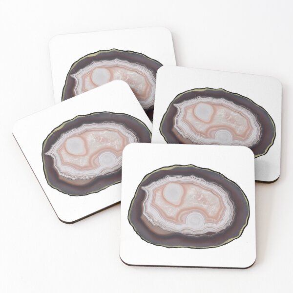 Item preview, Banded agate slice designed and sold by Amandacrystal.