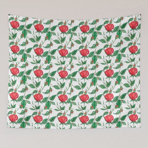 Item preview, Bunch of Passionate Red Rose Pattern designed and sold by JoyforU.
