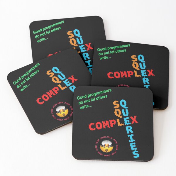 Item preview, Good Programmers do not let others write Complex SQL Queries designed and sold by aykiradesigns.