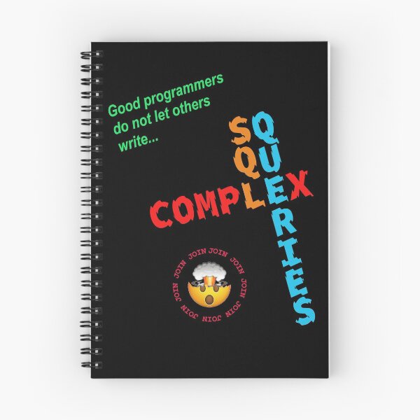 Item preview, Good Programmers do not let others write Complex SQL Queries designed and sold by aykiradesigns.