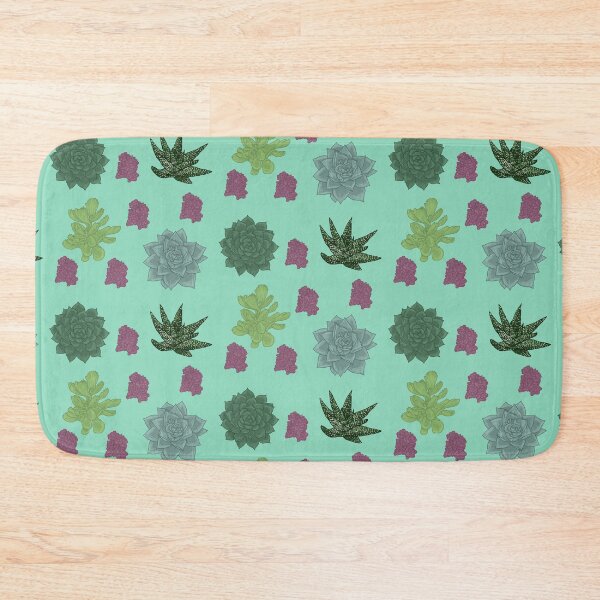 Item preview, Succulents Pattern Seafoam designed and sold by Ashley Gagnon.