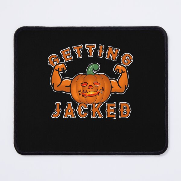 Item preview, Pumpking Iron Halloween Jack-o'-lantern Squats designed and sold by SusanaDesigns.