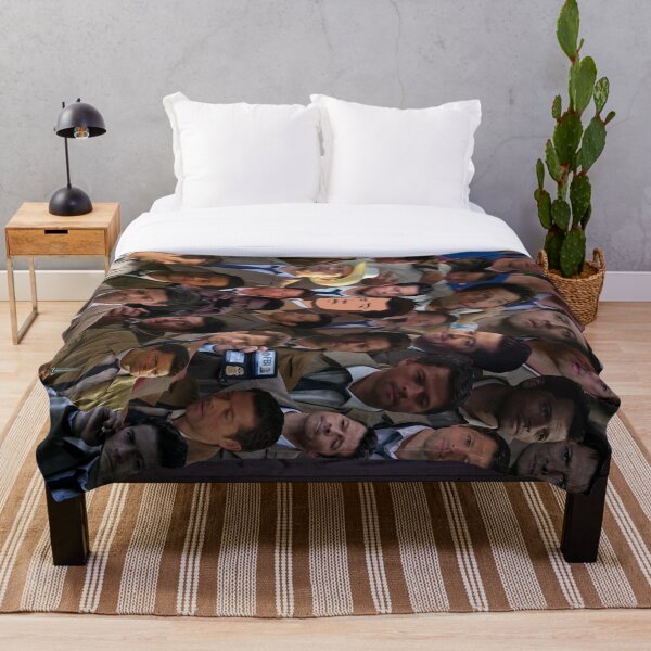 Item preview, Castiel Collage Blanket designed and sold by lemonfern.