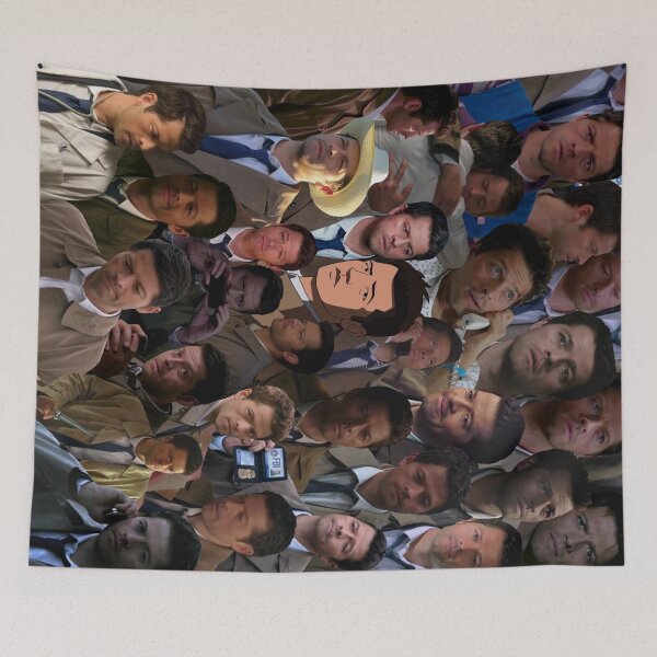 Item preview, Castiel Collage Blanket designed and sold by lemonfern.
