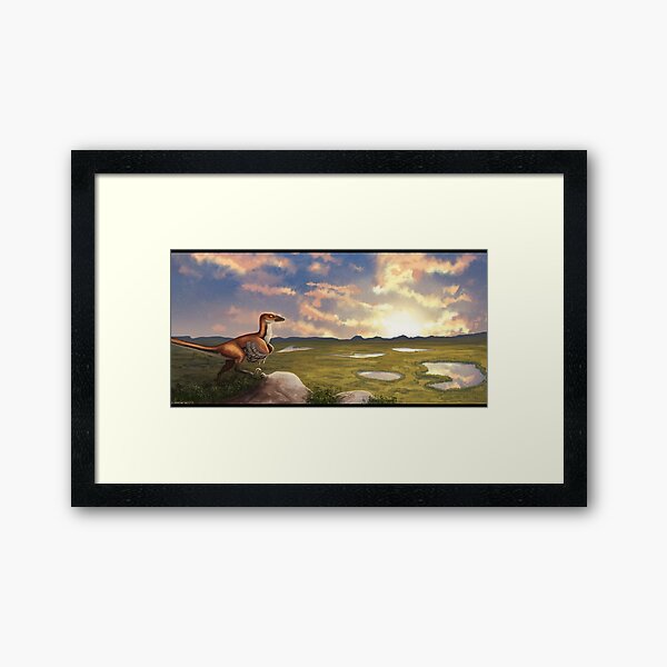 Early Cretaceous Framed Art Print