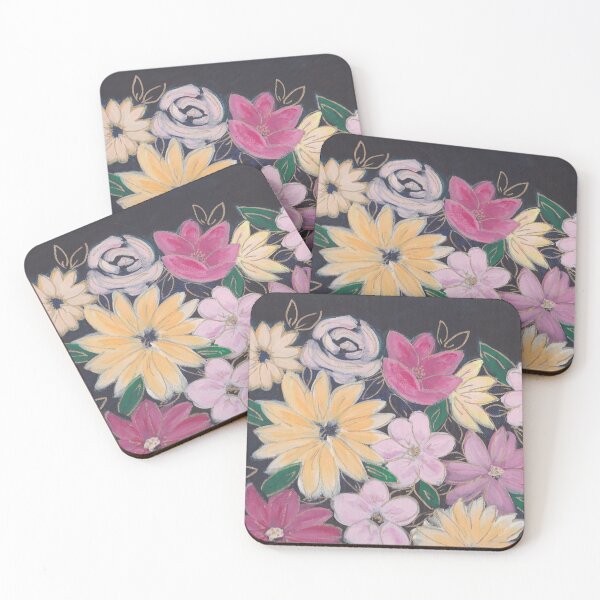 Item preview, Abstract Flowers on Black designed and sold by Shelly  Moore.