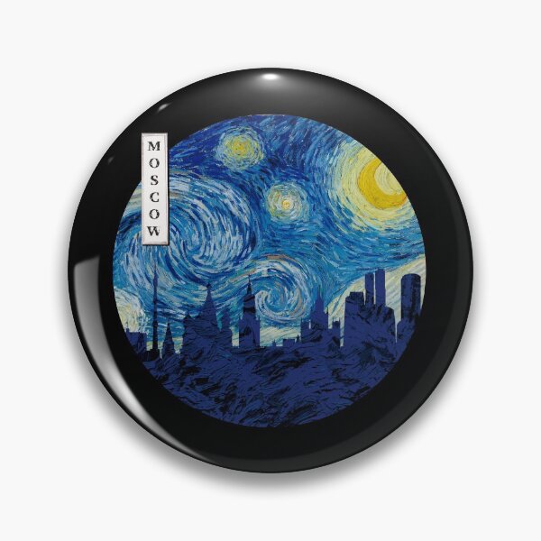 Item preview, Moscow Starry Night Van Gogh Circle designed and sold by DFerraz.