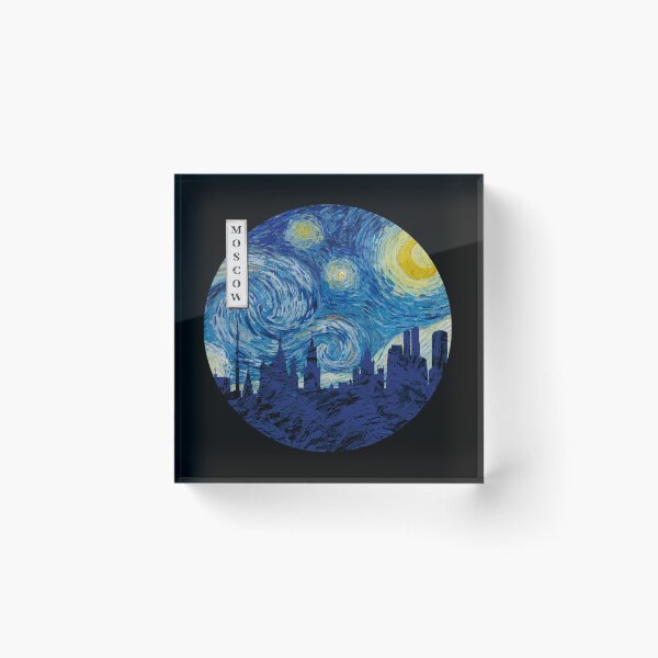 Item preview, Moscow Starry Night Van Gogh Circle designed and sold by DFerraz.