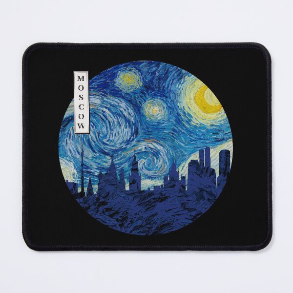 Item preview, Moscow Starry Night Van Gogh Circle designed and sold by DFerraz.