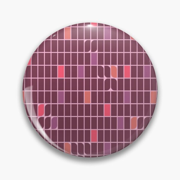 Item preview, Deep End in Rose Glasses- Funky pool tile rectangle pattern designed and sold by wildhunt.