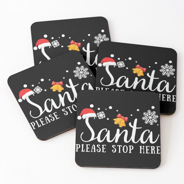Item preview, Santa Please Stop Here Christmas Fun designed and sold by angelusdark.