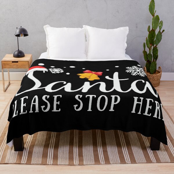 Item preview, Santa Please Stop Here Christmas Fun designed and sold by angelusdark.