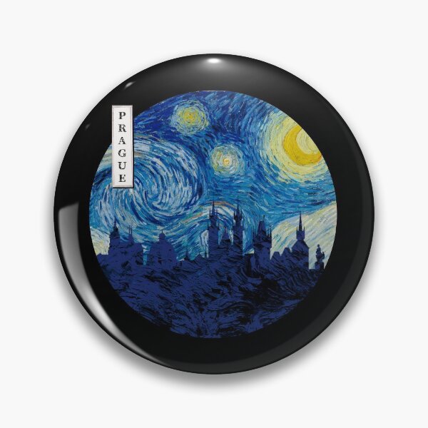 Item preview, Prague Starry Night Van Gogh Circle designed and sold by DFerraz.