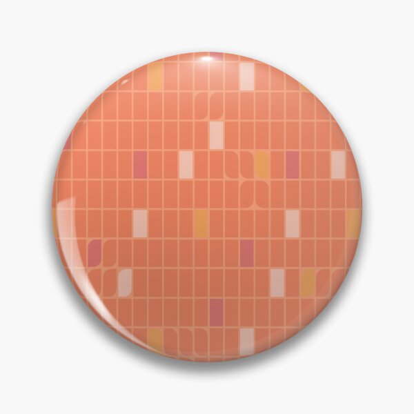 Item preview, Deep End in Tangy - Funky pool tile rectangle pattern designed and sold by wildhunt.