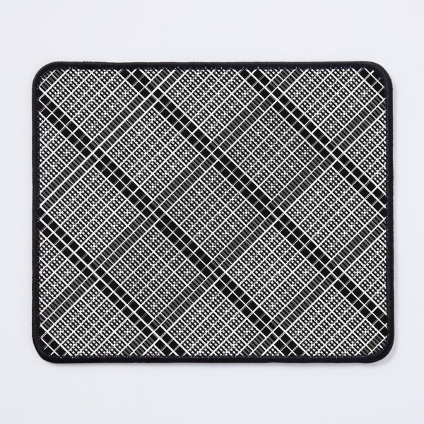 Item preview, Criss Cross Wide Angled Line Pattern in Black and Gray designed and sold by Neil Feigeles.