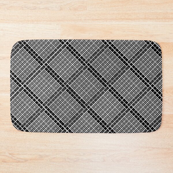 Item preview, Criss Cross Wide Angled Line Pattern in Black and Gray  designed and sold by Neil Feigeles.