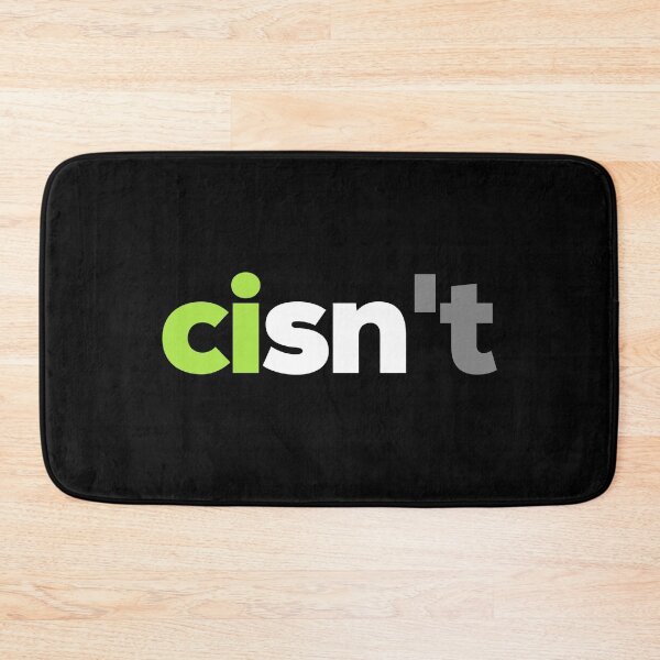 Item preview, Cisn't For Me. Agender Pride designed and sold by Subtle Pride Shop.