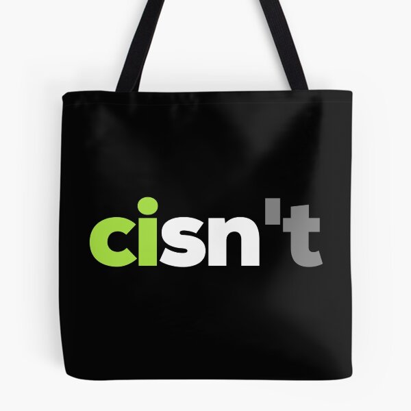 Item preview, Cisn't For Me. Agender Pride designed and sold by Subtle Pride Shop.