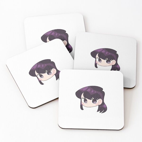 Artikelvorschau, Komi kann nicht kommunizieren Komi Shouko Chibi Head entworfen und verkauft von ChibiCheems.