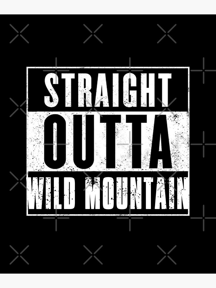 Disover Straight outta Wild Mountain Minnesota, Usa Resort Premium Matte Vertical Poster