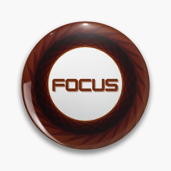 Item preview, FOCUS - camera aperature - motivational word - success principle designed and sold by Art4Motivation.