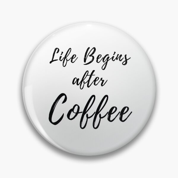 Item preview, Life Begins After Coffee. Coffee Lover Design. designed and sold by That Cheeky Tee.