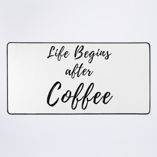 Item preview, Life Begins After Coffee. Coffee Lover Design. designed and sold by That Cheeky Tee.