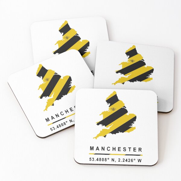 Item preview, Funny Man Manchester Gps Bee Map Impresionante para los fanáticos del cine designed and sold by MeggieAnderson.