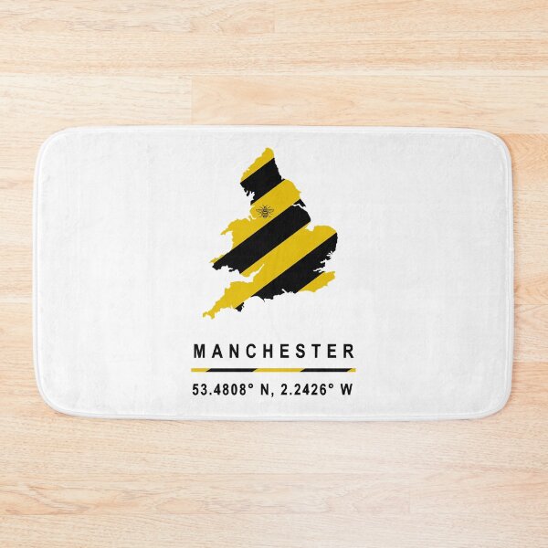 Item preview, Funny Man Manchester Gps Bee Map Awesome For Movie Fans designed and sold by MeggieAnderson.