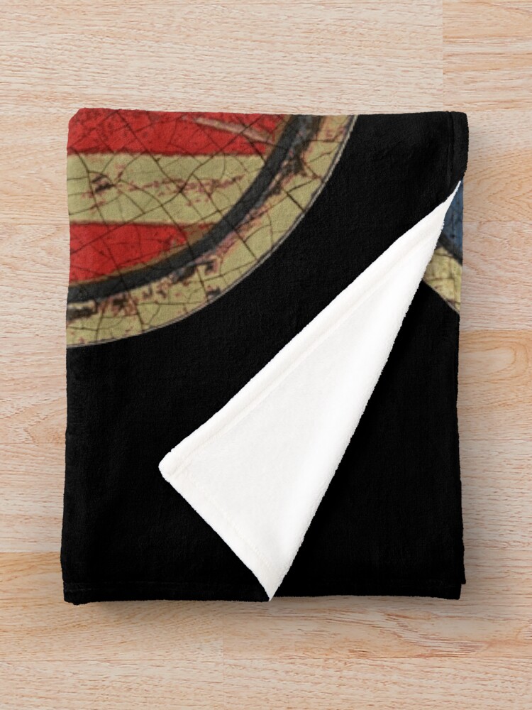Alternate view of Vintage American Railroad Throw Blanket