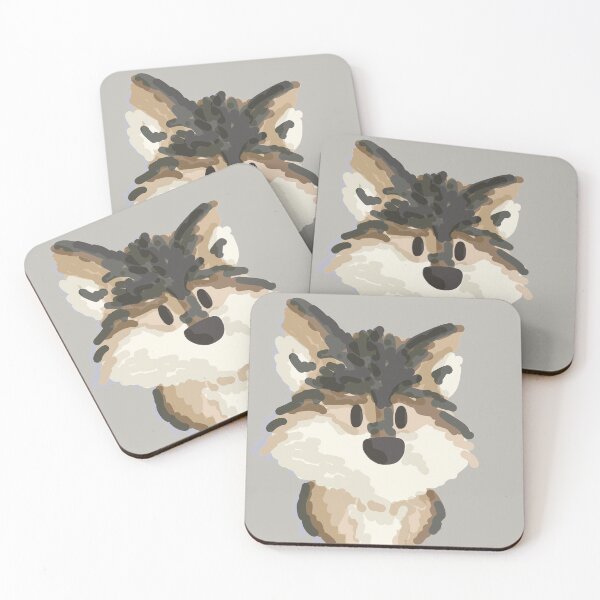 Item preview, Cartoon Wolf designed and sold by ToonyPineapple.