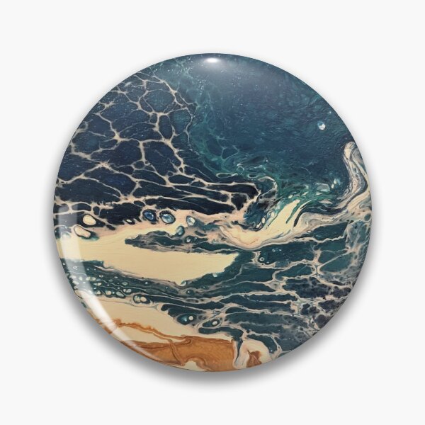 Item preview, BEACHY PAINT POUR designed and sold by BridgetBresser.