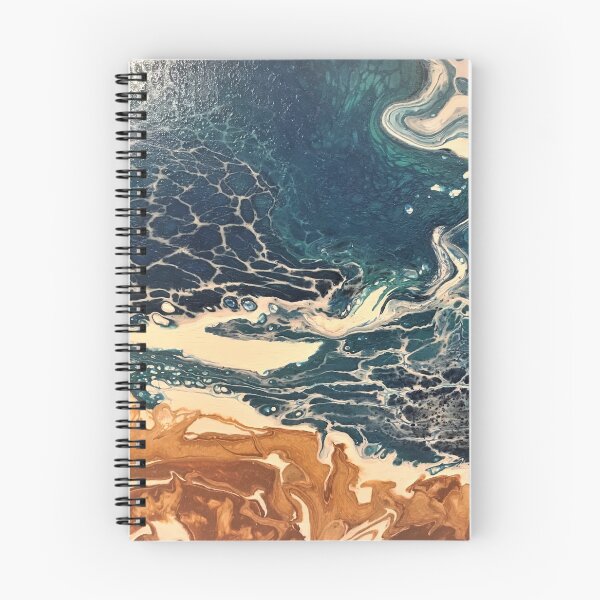 Item preview, BEACHY PAINT POUR designed and sold by BridgetBresser.