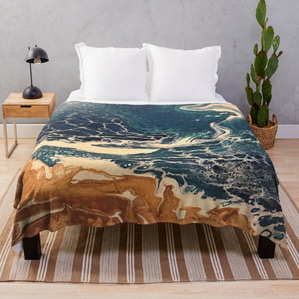 Item preview, BEACHY PAINT POUR designed and sold by BridgetBresser.