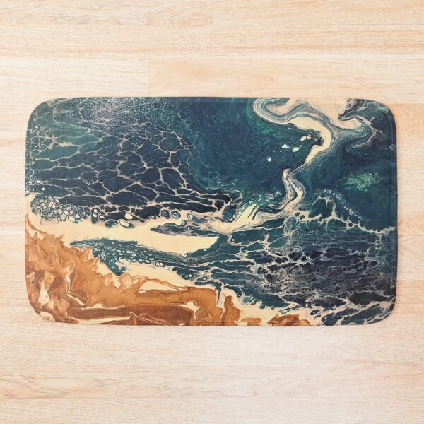 Item preview, BEACHY PAINT POUR designed and sold by BridgetBresser.