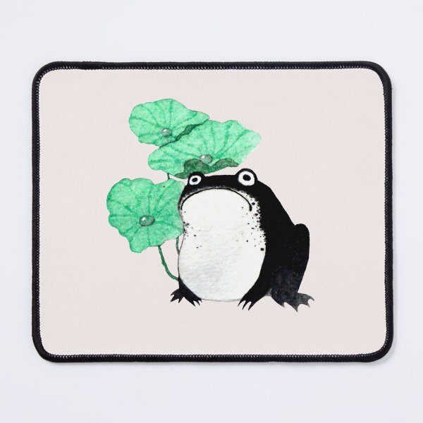 Item preview, Sad Toad | Chubby Black Frog designed and sold by mooonhannah.