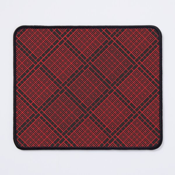 Item preview, Criss Cross Wide Angled Line Pattern in Black and Red designed and sold by Neil Feigeles.