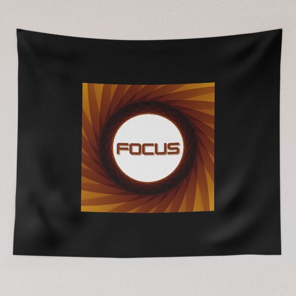 Item preview, FOCUS - camera aperature - motivational word - success principle designed and sold by Art4Motivation.