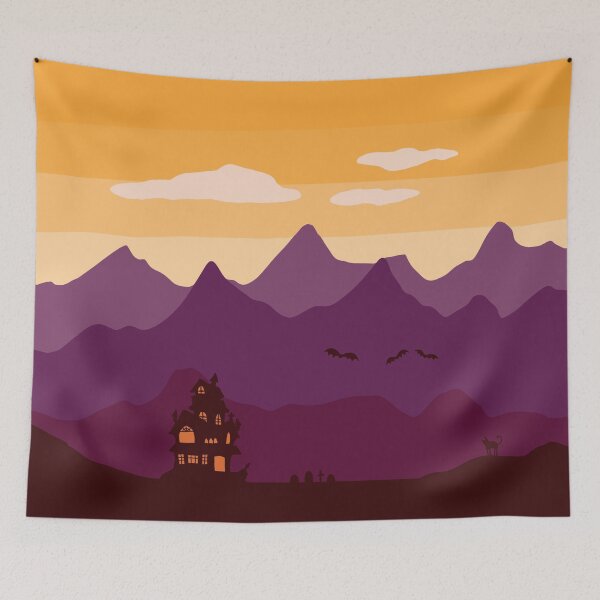 Item preview, Nonbinary Halloween Pride Flag designed and sold by BreakTheBinary.