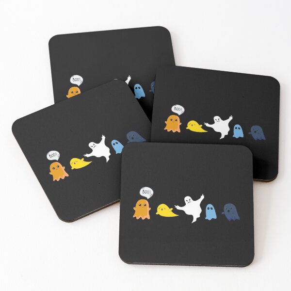 Item preview, Cute Aro Ace Flag Ghosts. Aroace Pride designed and sold by Subtle Pride Shop.