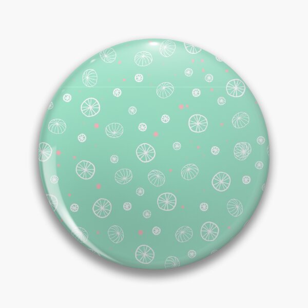 Item preview, Confetti Botanica in Berrymint - Speckled dot and wheel pattern, seedpods designed and sold by wildhunt.