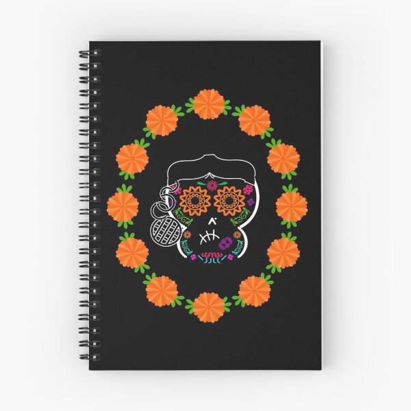Item preview, Grumpy Lady Mexican Calaverita (Skull, DarkBG)  designed and sold by mixMixtli.
